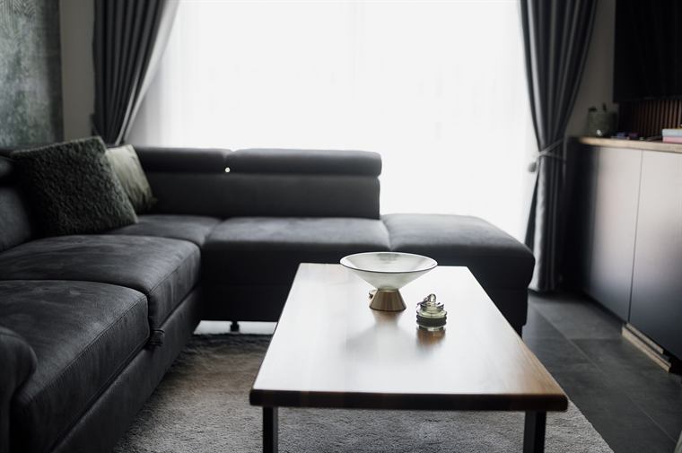 A bright planned living room